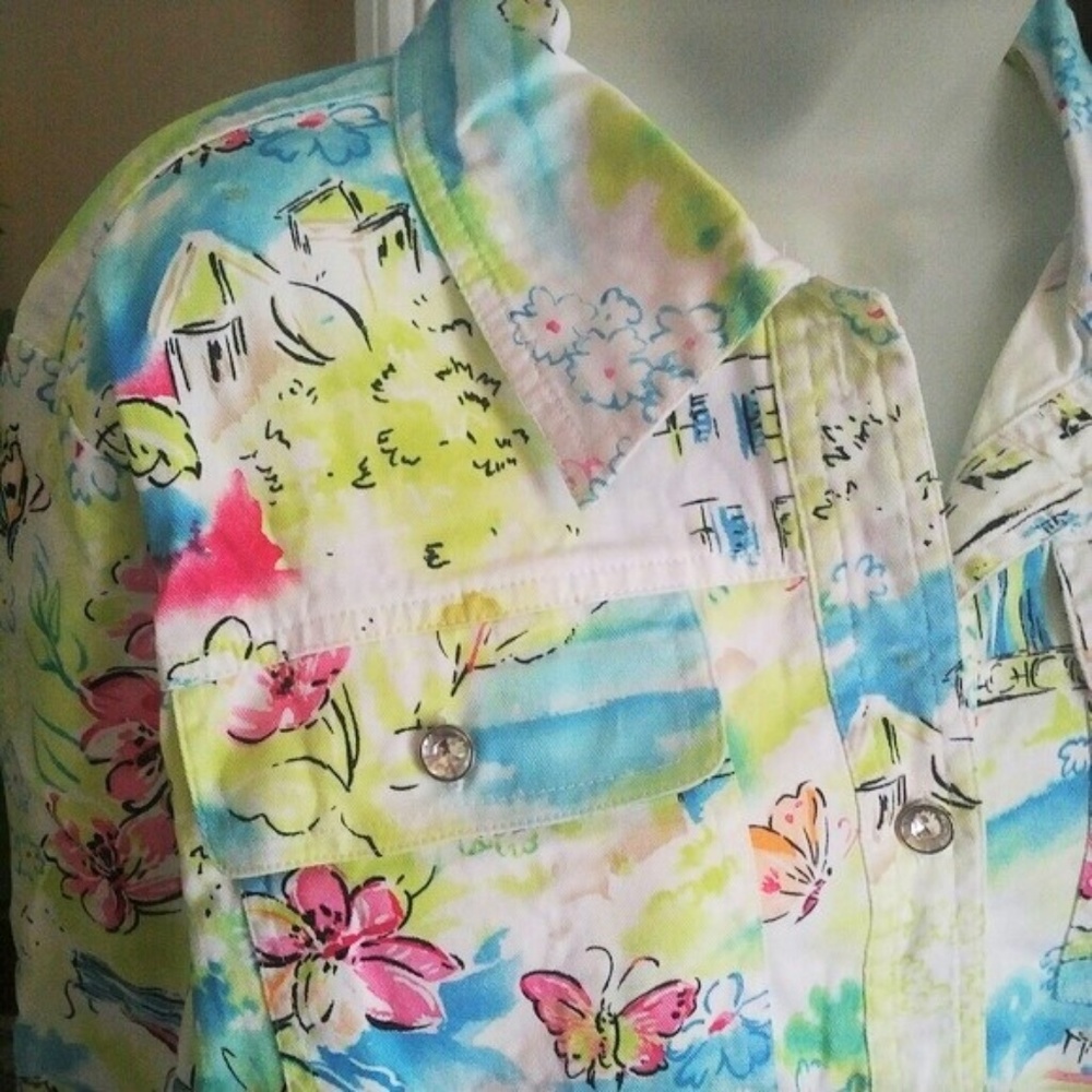 Light Canvas Jacket Like New L - Picture 2 of 5